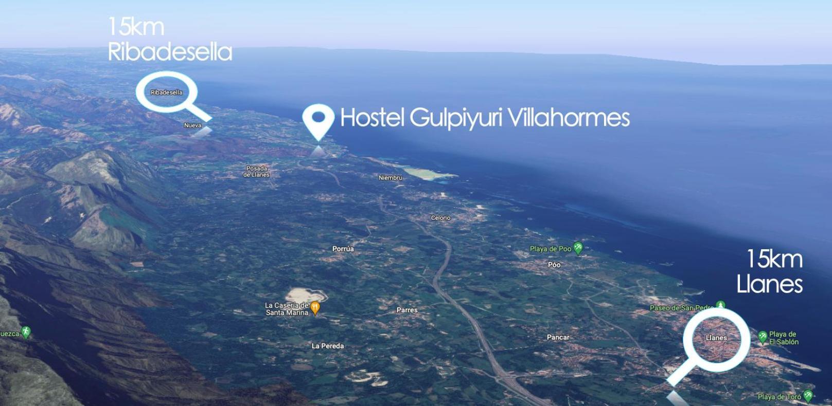 Hostel Gulpiyuri Llanes Villahormes Eksteriør billede